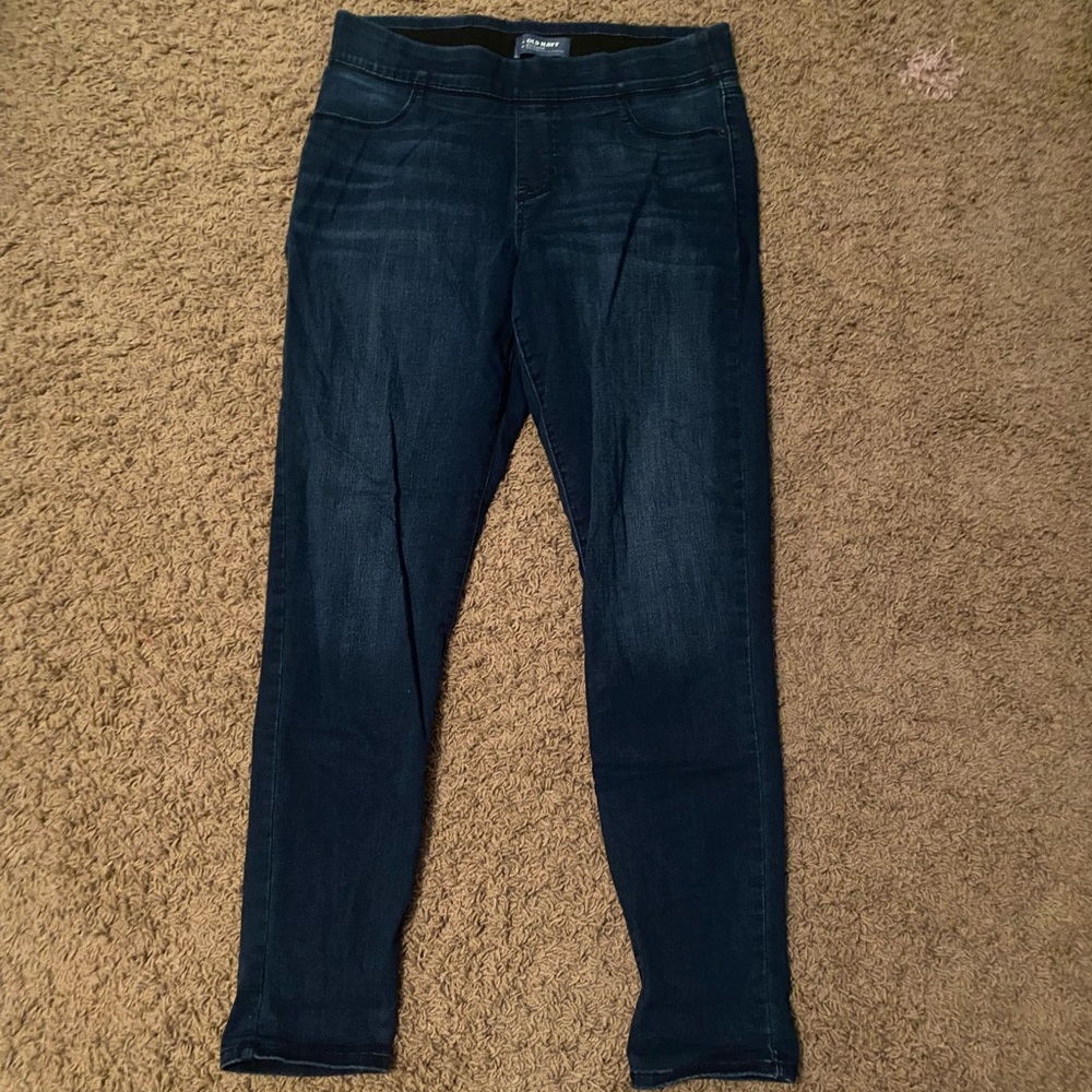 Womens old navy rockstar pull on jeans size 12